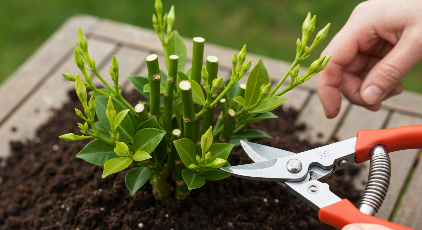 Dipladenia overwinteren in een lichte, koele ruimte