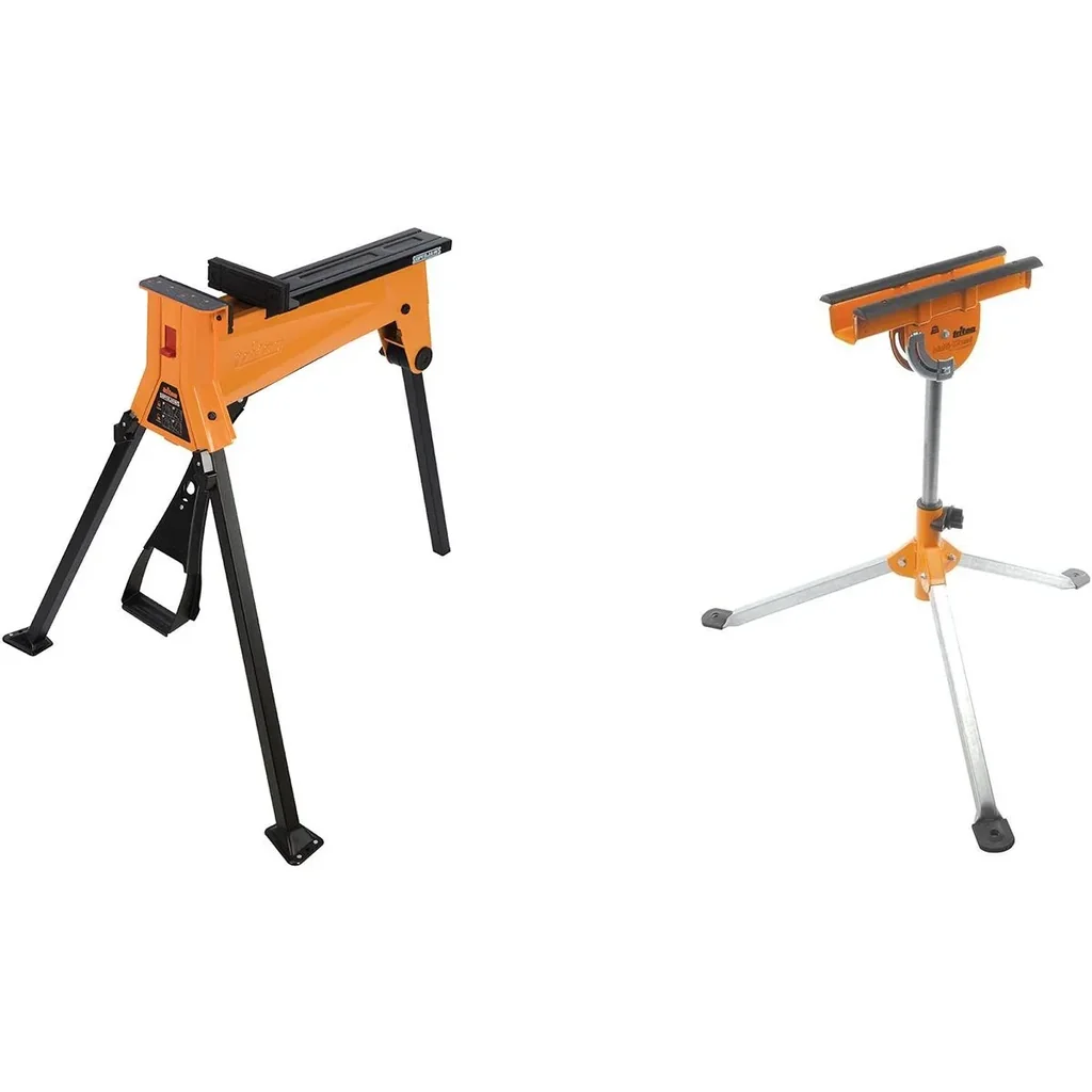 Triton SuperJaws portable clamping system SJA100E WITH Triton multi-function roll stand MSA200