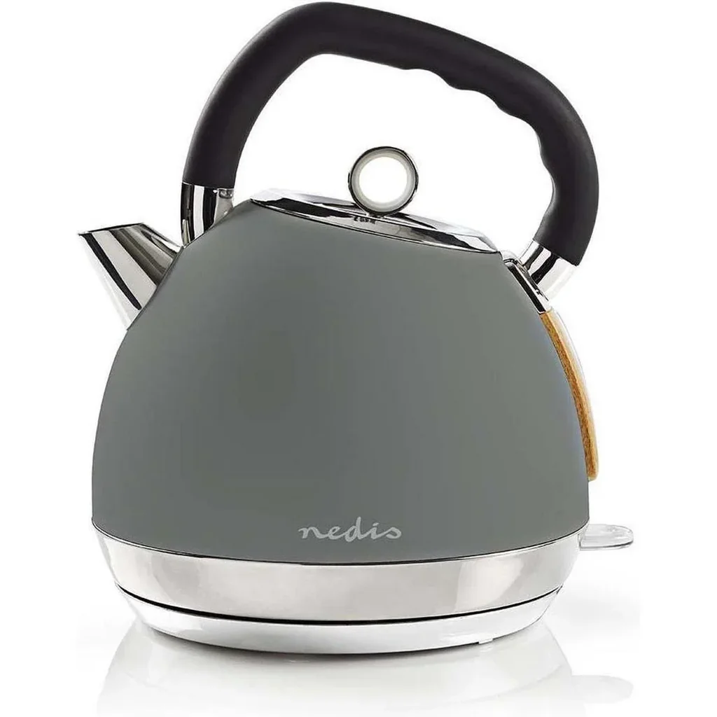 Nedis Electric Kettle 1.8 L Soft touch - Grey