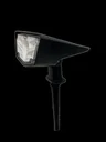 LED solar outdoor light in black