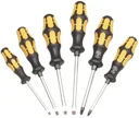 Screwdriver set 6-piece, SL + PH