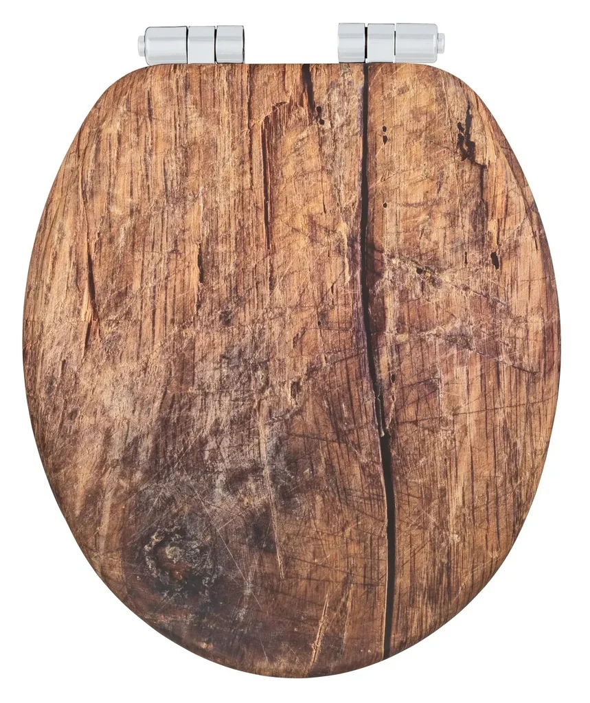Rustic Brown toilet seat made from FSC® certified MDF