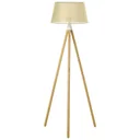 Floor lamp floor lamp with bamboo wooden tripod modern artistic for the living room bedroom PVC ABS 67
