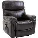 Massage chair with heat and reclining function