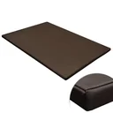 Dog mat flat rectangular size L brown
