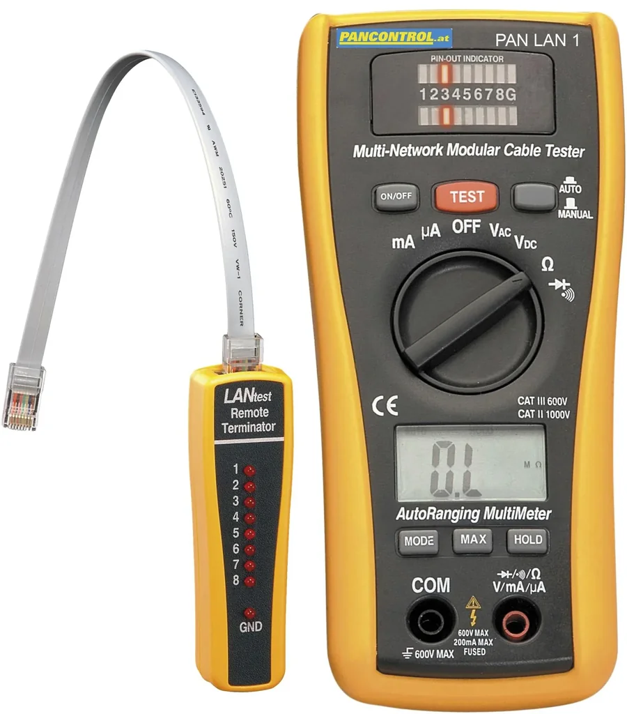 PAN LAN1 - LAN tester and digital multimeter