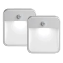 LED stair light white with motion detector MB720 IP44 2-pack 20 lumens