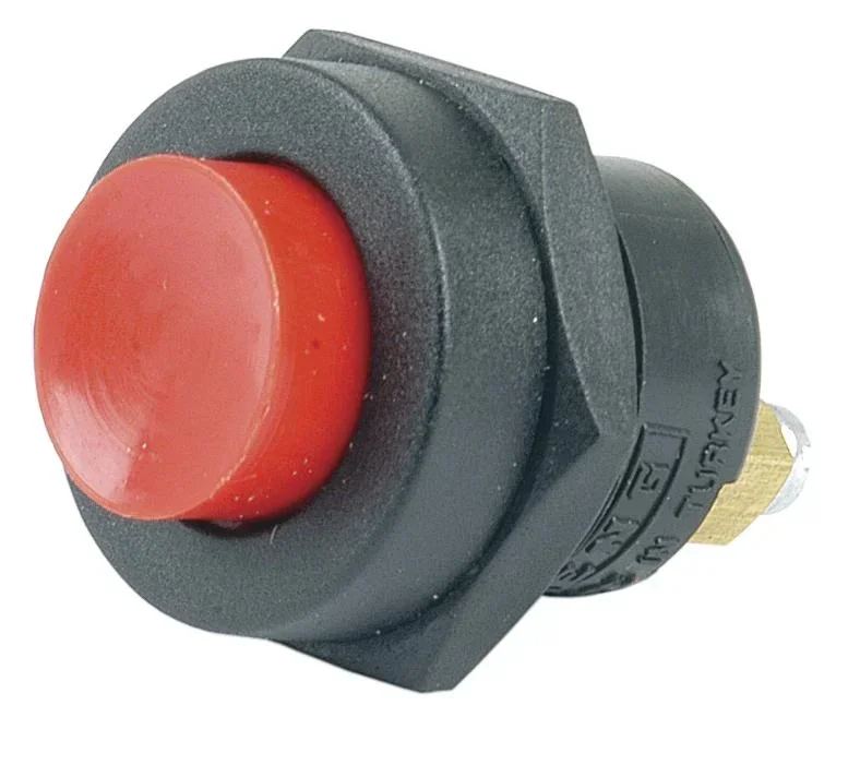Push button switch, non-latching
