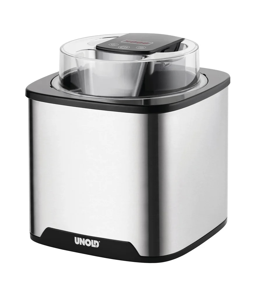 Gelato ice cream maker 1.5 liter capacity, stainless steel