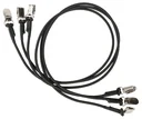 Fastening strap 3-part black