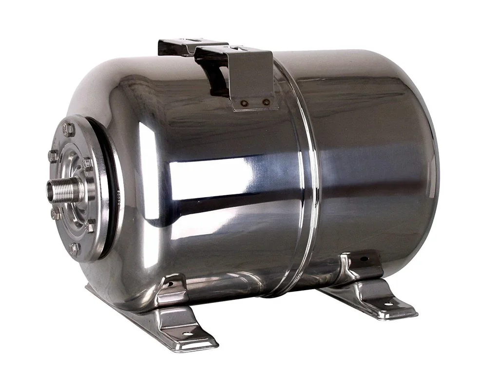 Domestic waterworks pressure vessel membrane vessel stainless steel 24 L 33.25 mm (1" AG)