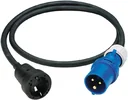 Adapter - plug - coupling/ CEE plug H07RN-F