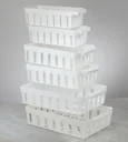 Refrigerator baskets, set of 6