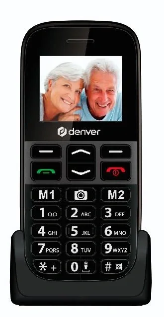Large-button mobile phone with emergency call button BAS-18500