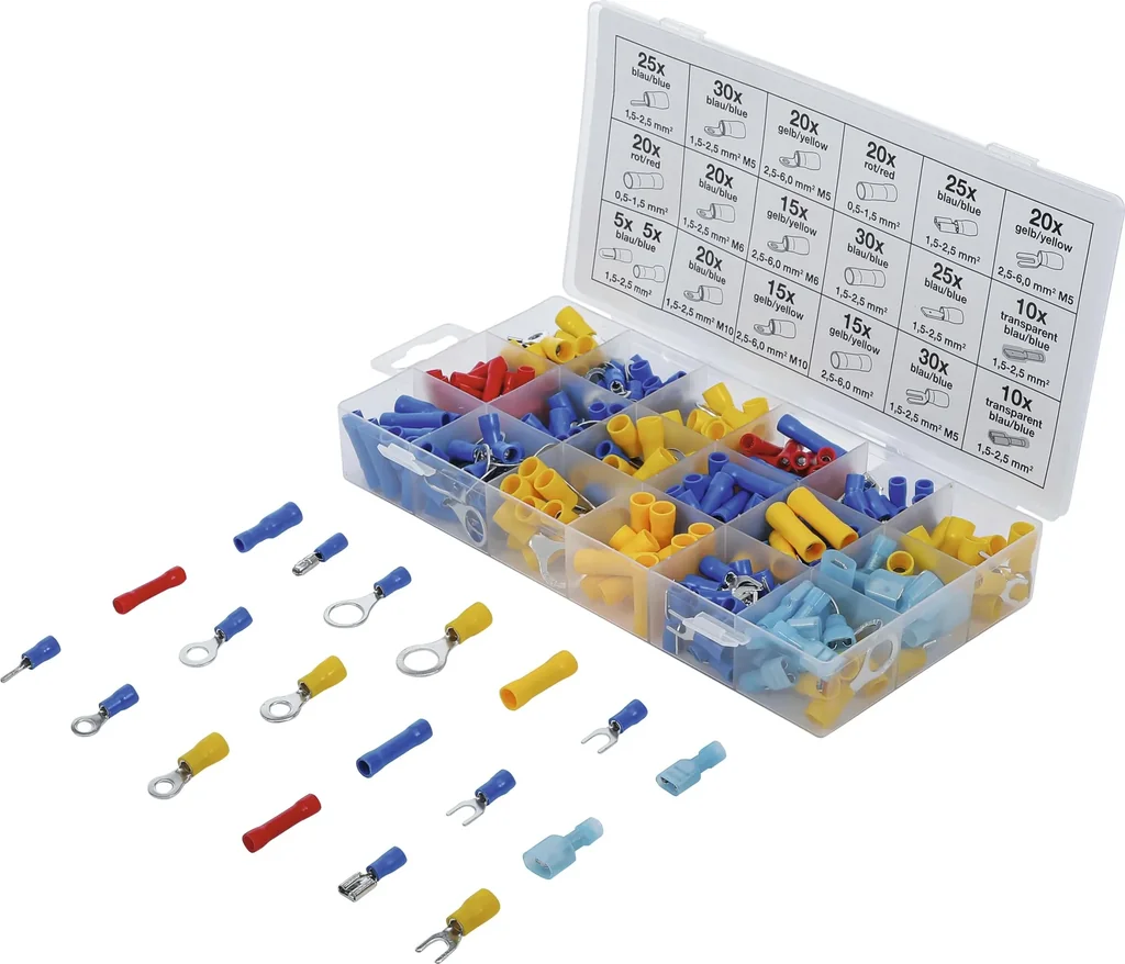 Cable lug assortment, 360 pieces