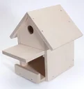 Wooden birdhouse construction set