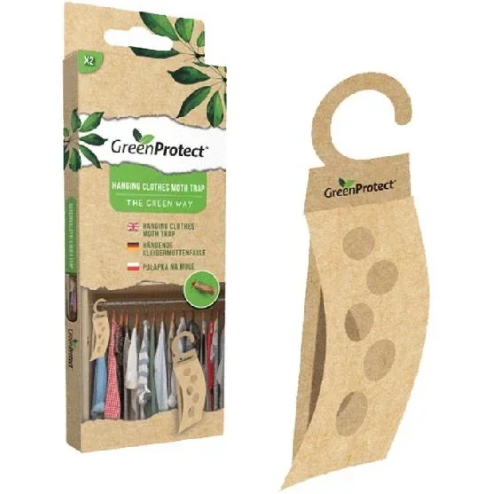 Green Protect moth trap with hanging hook