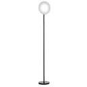 Floor lamp with LED adjustable by 90 degrees, removable light pole lamp, metal, acrylic, black, Ø28 x 171.5 cm