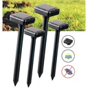 4x Guard'n care solar-powered mole repellent