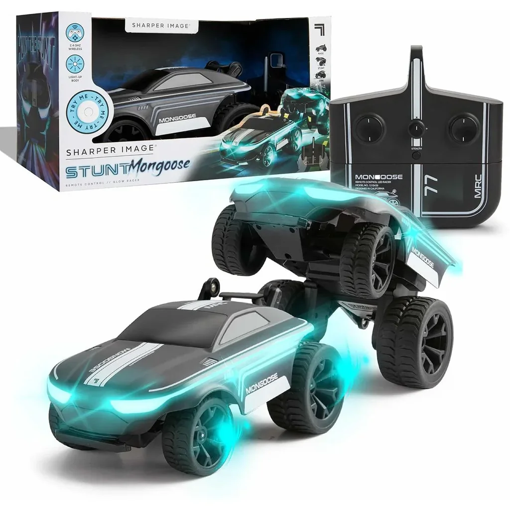 Sharper Image RC Mongoose Airship Stunt Car - With LED
