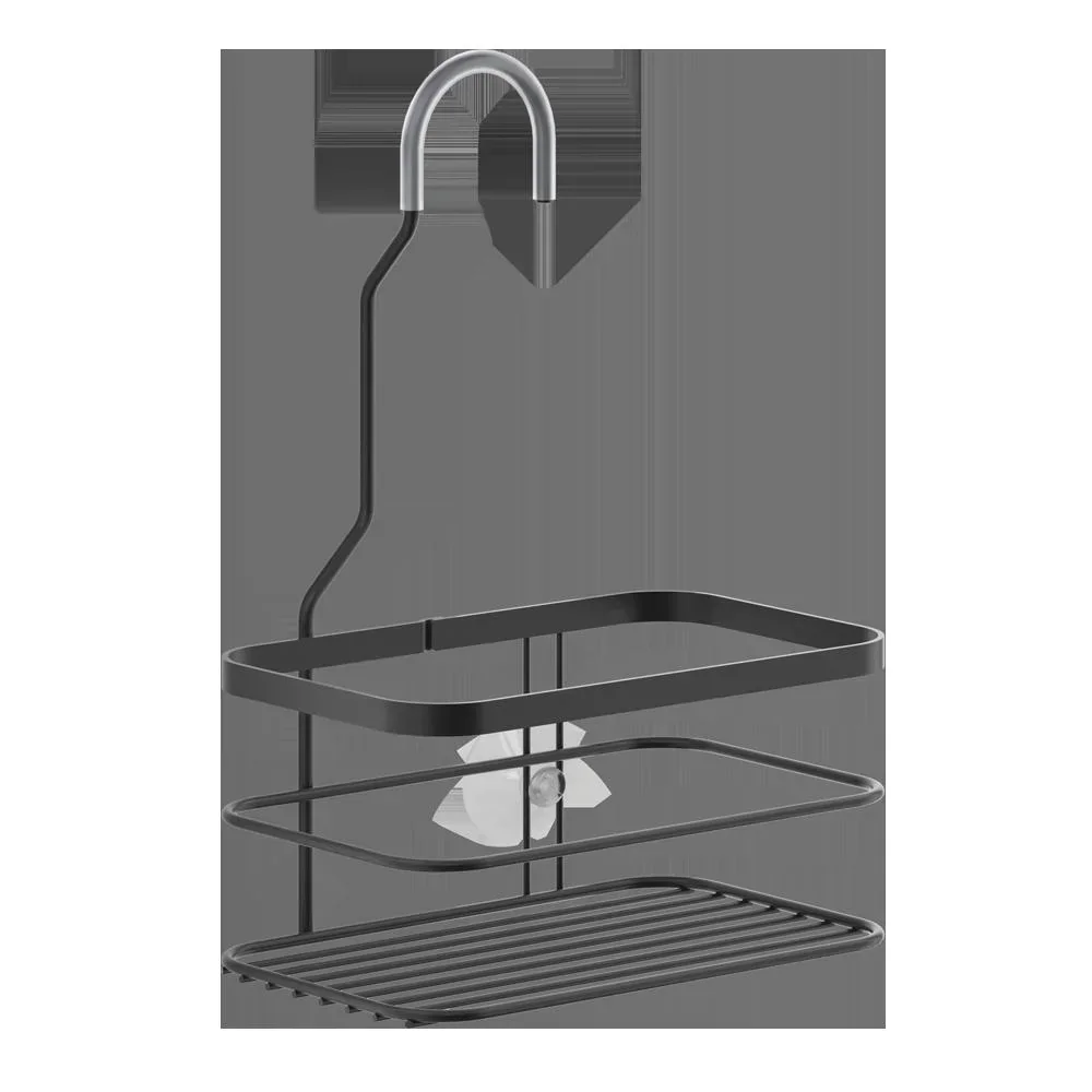 Shower boy small "Origin Lava", black, matte, 20 x 12 x 29 cm