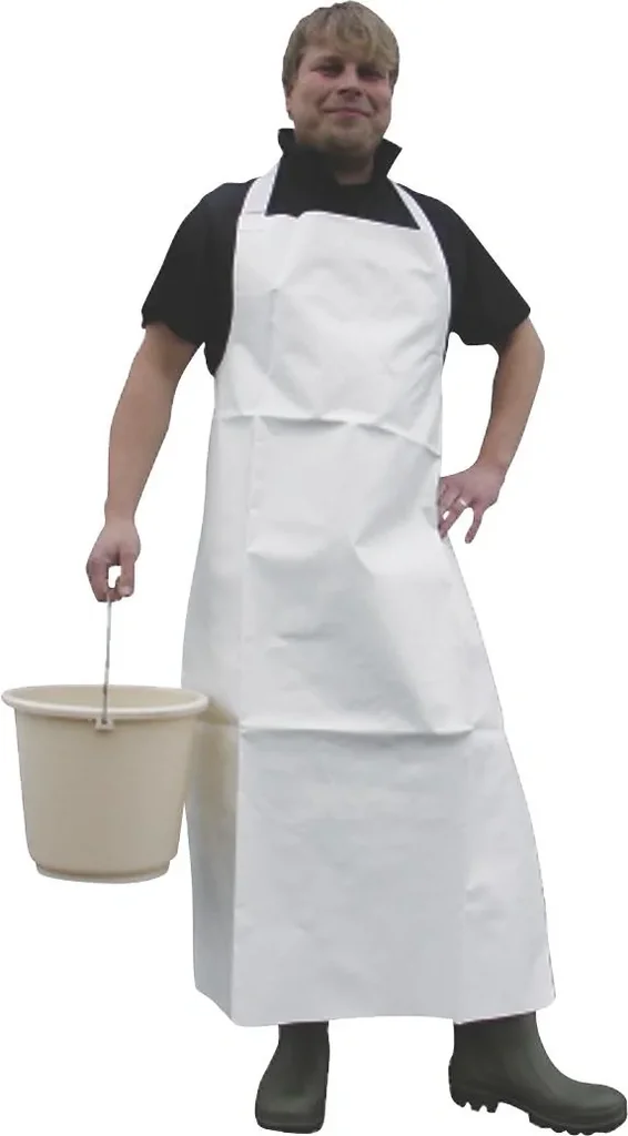 White work apron - ideal for agricultural work