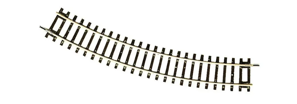 12 pieces curved track R2, radius 358 mm, curve angle 30°