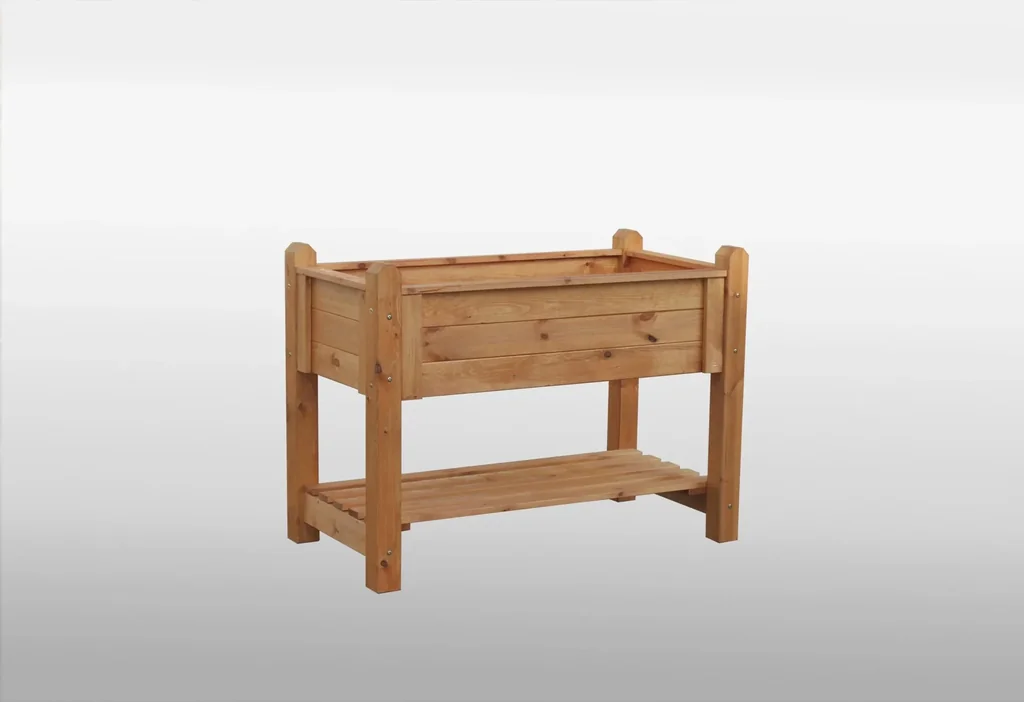 Solid herb bed, honey brown, large