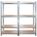 Tool double rack 530 kg load capacity Galvanized MDF