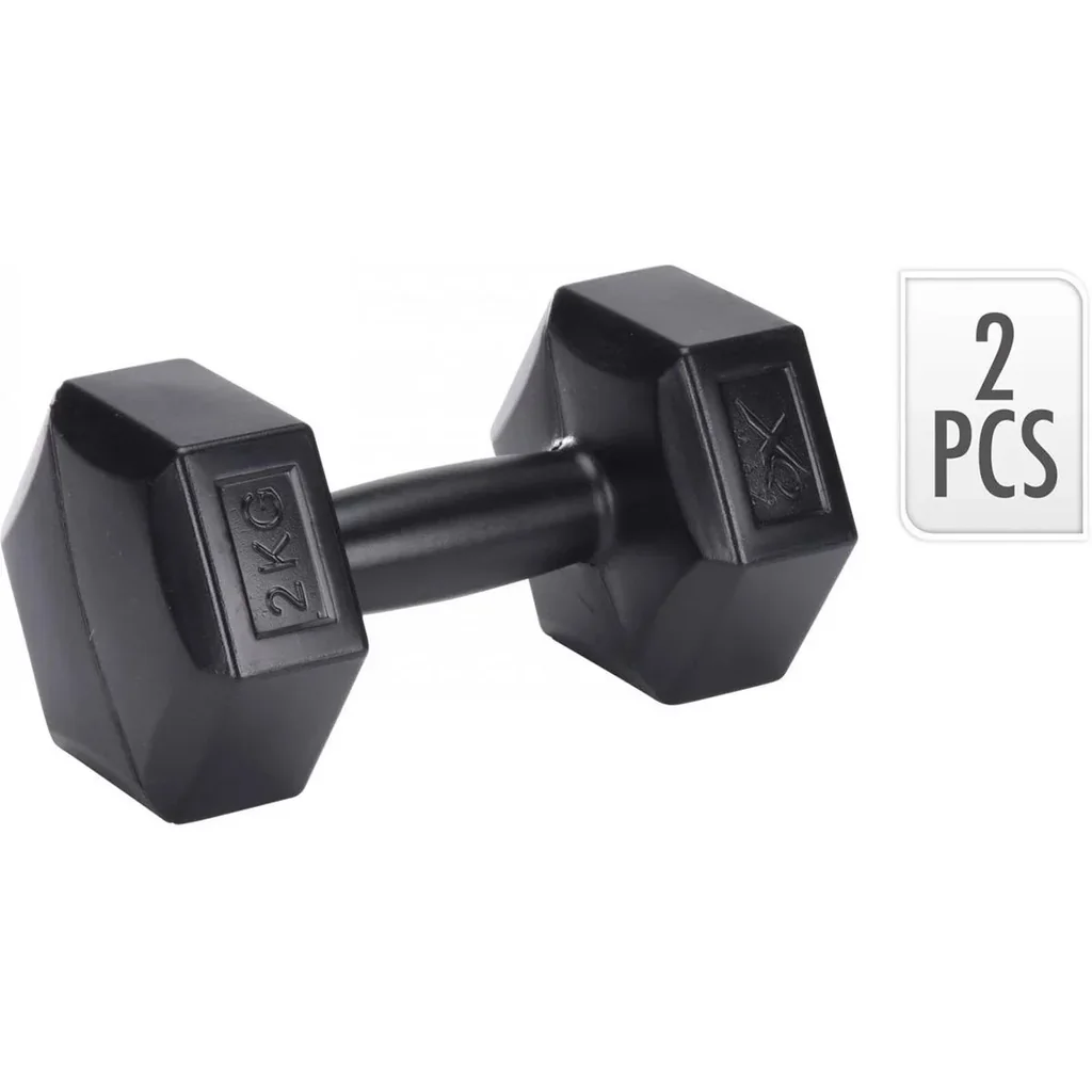 2 dumbbells - 2x 2KG - Black