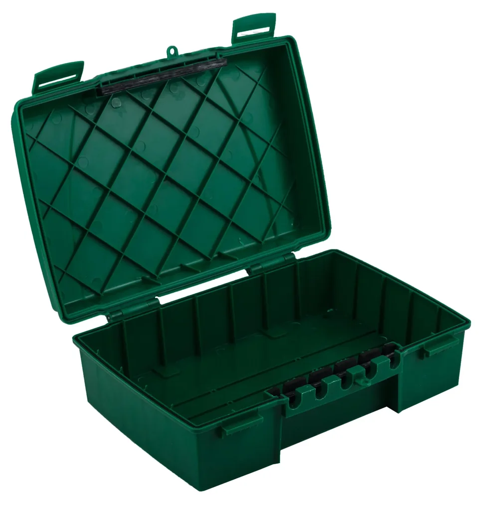 Weatherproof distribution box IP 55, green