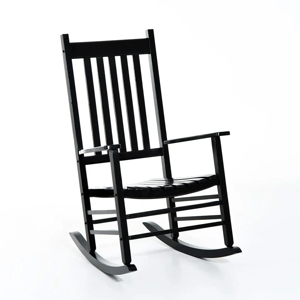 Rocking chair with armrests