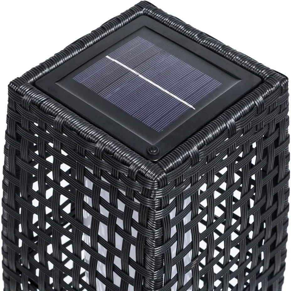 Solar garden light Polyrotan 25 LED 80cm