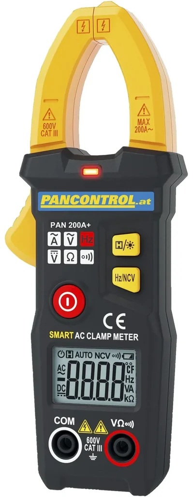 PAN 200A+ - Digital current clamp AC with automatic function selection