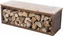 Wood storage bench Tyr
