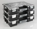 Assortment case with 12 interchangeable boxes