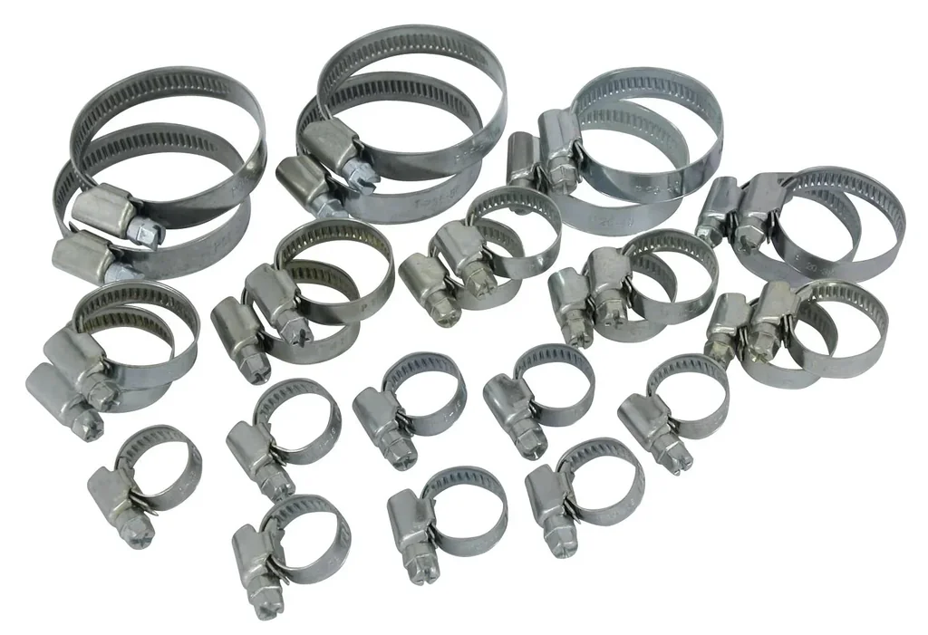 Hose clamp set (W1), 26 pieces