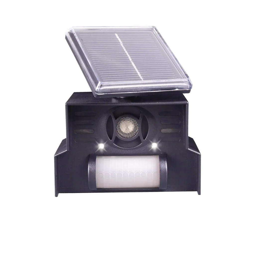 Solar dog and cat repellent