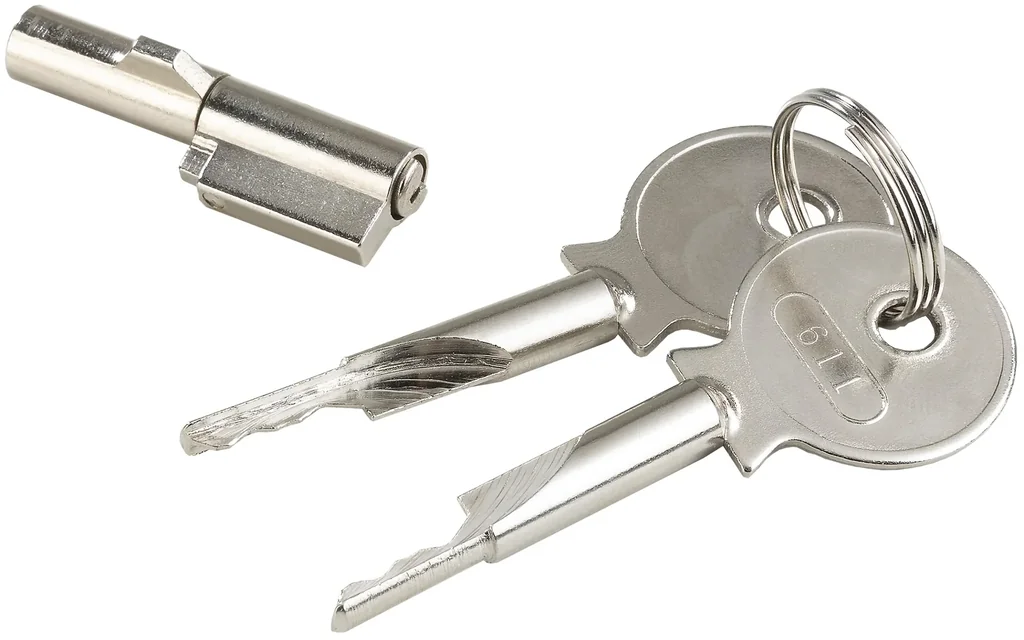 Keyhole lock