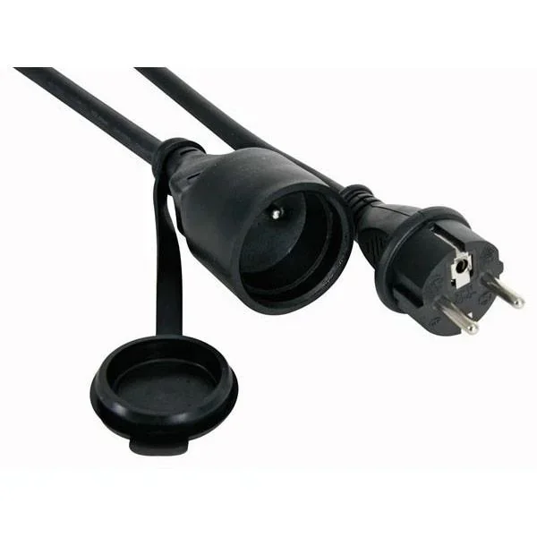 EHQ Power Extension Cable - 25M - Rubber - Pin Earthing - 3G1.5 - IP44