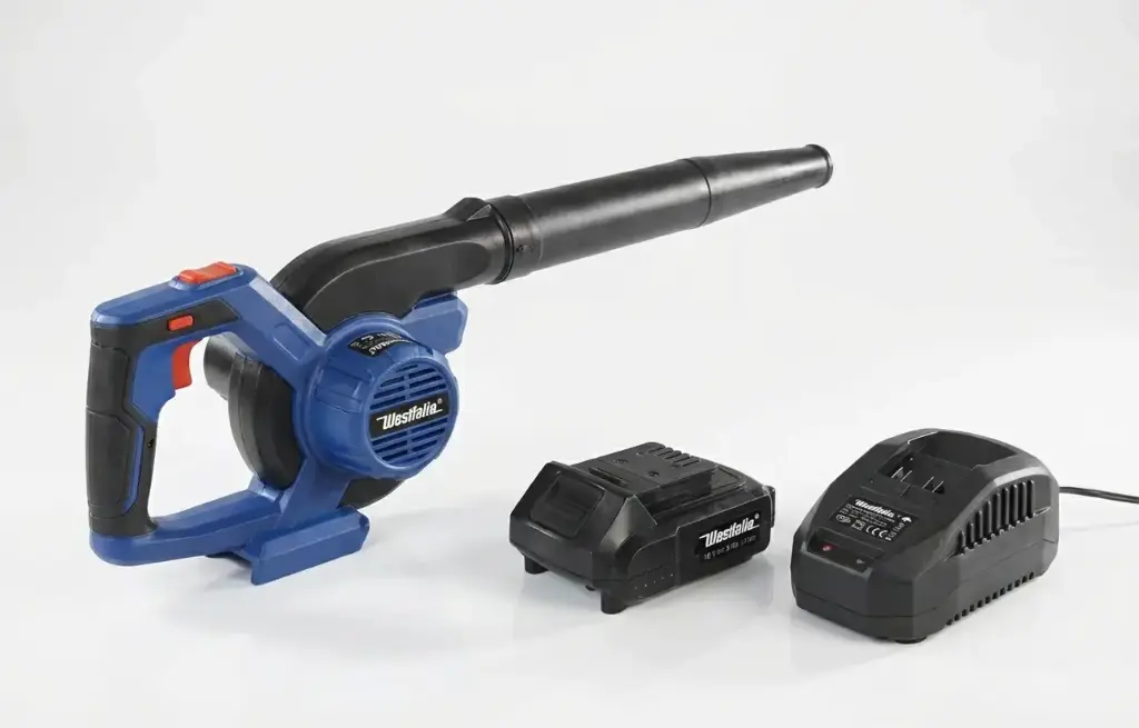 Multifunctionele blower 18 V Li-ion AMG 18 inclusief 1 accu 2,0 Ah en lader