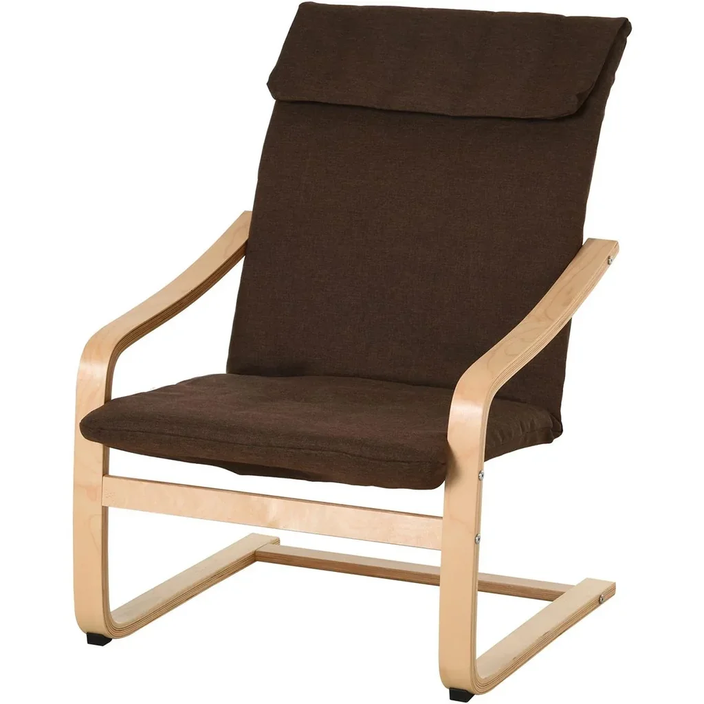 armchair, brown