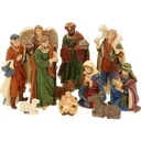 Nativity figures - 11 pieces - Polystone