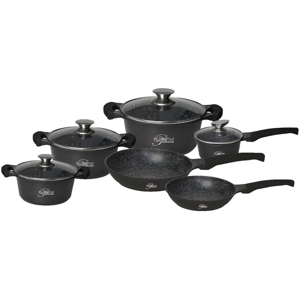 Platinum 10-piece cookware set - non-stick