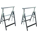 2 pieces height-adjustable trestles 800-1300mm