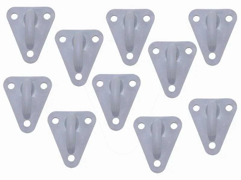 3-hole tarpaulin hooks plastic 10 pieces