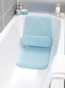 Bath mat with pillow