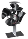 Fireplace fan, powerless