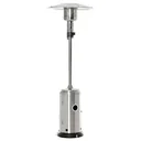 Patio heater with anti-tip switch, automatic safety shutdown, patio heater with wheels ro