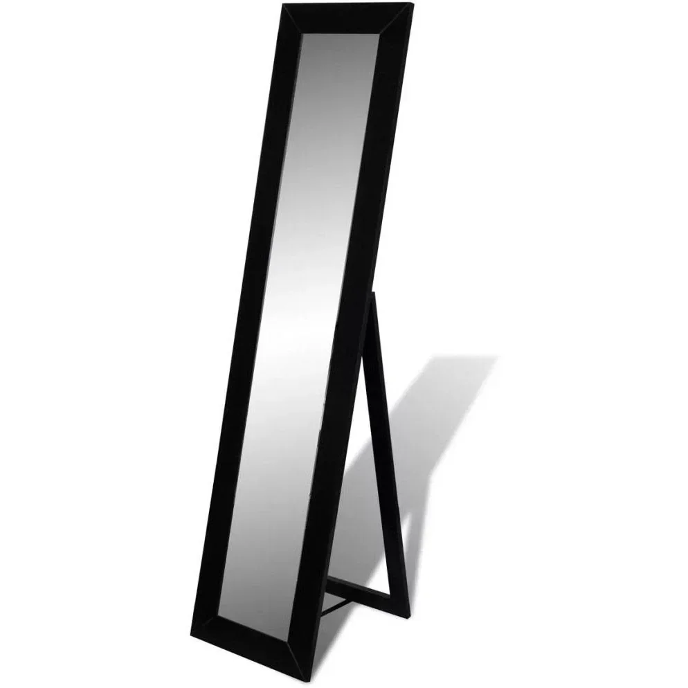 Freestanding mirror black